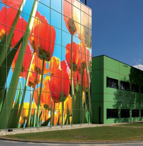 Revestimento de fachada em painéis - ALUDESIGN - EURAMAX COATED PRODUCTS - em alumínio / em gesso / com motivos impressos