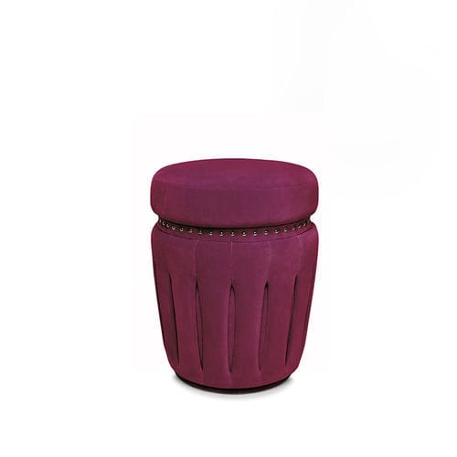 Banqueta clássica - Belle De Jour - MUNNA - em couro / em tecido / base com tecido