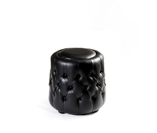 Puff Chesterfield - Miss Feet - MUNNA - em tecido / em couro / redondo