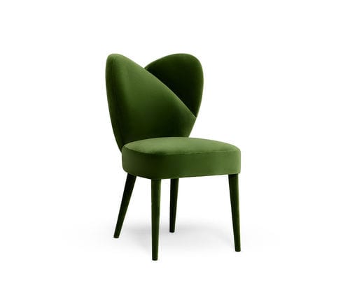 Cadeira de estilo - Grace - MUNNA - para ambiente interno / em tecido / em couro