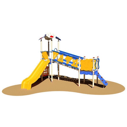 Estrutura lúdica para parque infantil - RIGEL  - Dimo Group Srl - metálica / em polietileno / modular