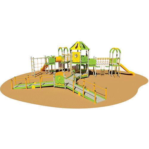 Estrutura lúdica para parque infantil - TABAQUI  - Dimo Group Srl - metálica / em polietileno / em HPL