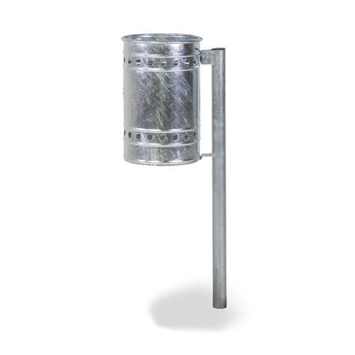 Lixeira pública - MILANO        - Dimo Group Srl - de piso / em aço galvanizado / sem tampa