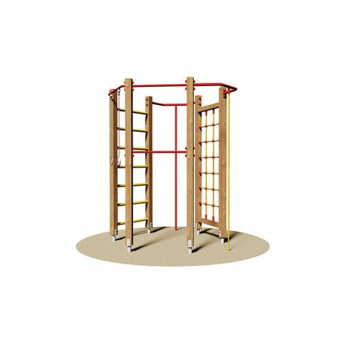 Estrutura para trepar para parque infantil - OKLAHOMA - Dimo Group Srl - em madeira