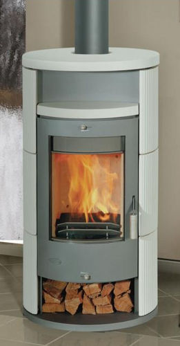 Salamandra a lenha - ALICANTE  - Fireplace - contemporânea / em aço / em esteatita