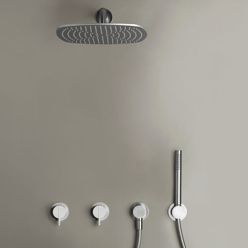 Conjunto de chuveiro de parede - PB SET22 - COCOON - contemporâneo / com chuveiro de mão / tipo chuva