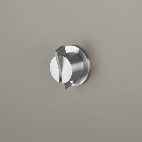 Misturador monocomando para lavatório - PB 01 - COCOON - para box de banheiro / de parede / em aço inoxidável