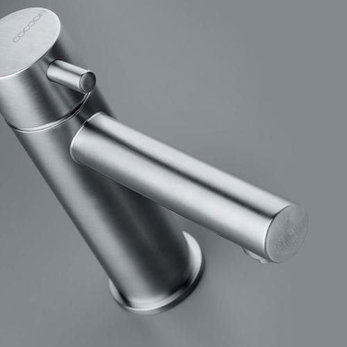 Misturador monocomando para lavatório - MONO 10 - COCOON - de bancada / em aço inoxidável / para banheiro