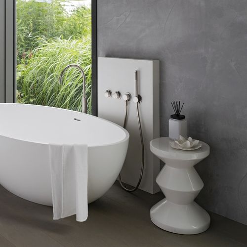 Conjunto de chuveiro de parede - PB SET23THERM - COCOON - contemporâneo / com chuveiro de mão / termostático