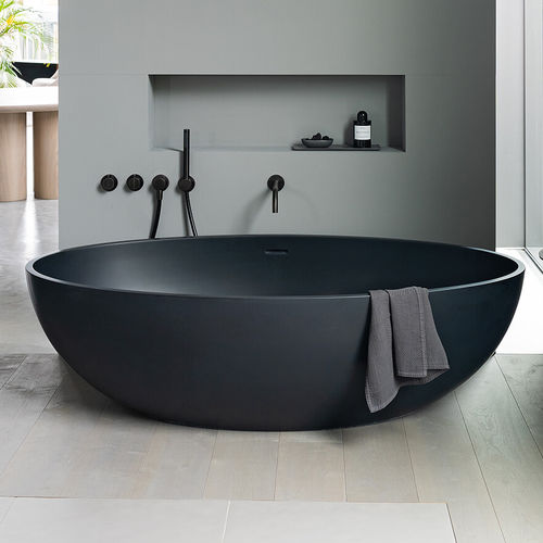 Banheira oval - ATLANTIS - COCOON - redonda / freestanding / para uso profissional