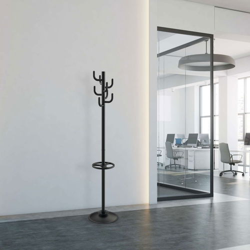 Cabideiro de piso - MAULPOLARIS - MAUL - de design minimalista / em material plástico / em aço