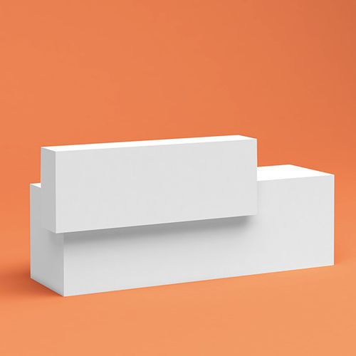 Balcão de recepção em laminado melamínico - MODULAR - JG Group