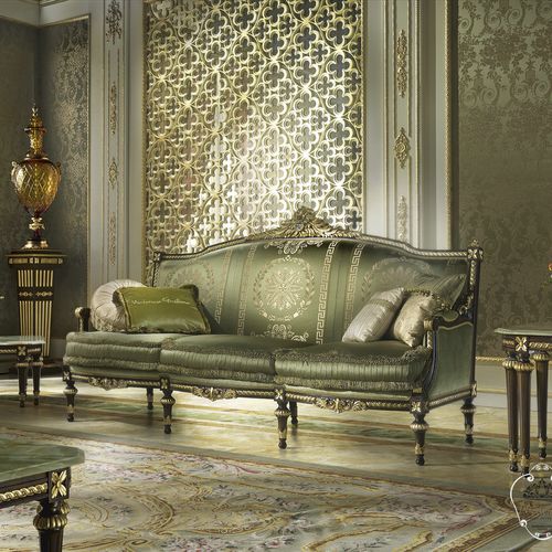 Sofá de estilo - 14401 - Modenese Luxury Interiors - em tecido / com almofada removível / sob medida