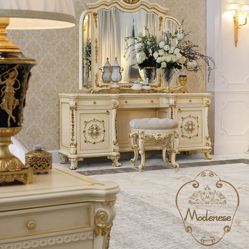 Penteadeira de estilo - 14221 - Modenese Luxury Interiors - em madeira maciça / para quarto de hotel / monolugar