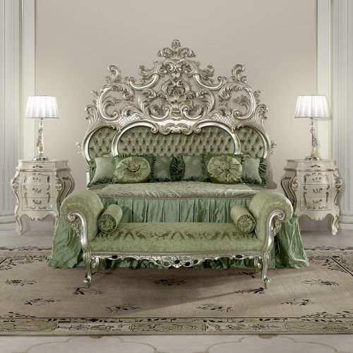 Cama de casal - 15209 - Modenese Luxury Interiors - de estilo / com cabeceira em capitonê / em tecido