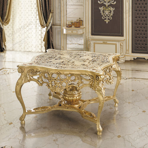 Mesa clássica - 16101 - Modenese Luxury Interiors - em madeira / com base em madeira / quadrada