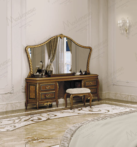 Penteadeira clássico - 16204 - Modenese Luxury Interiors - em madeira / para quarto de hotel