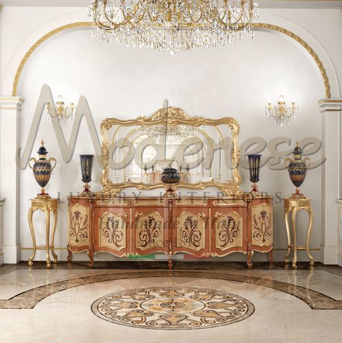 Buffet aparador clássico - 15133 - Modenese Luxury Interiors - em madeira / com gavetas / made in Italy