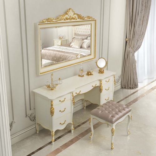Penteadeira clássico - 17212 - Modenese Luxury Interiors - em madeira / para quarto de hotel