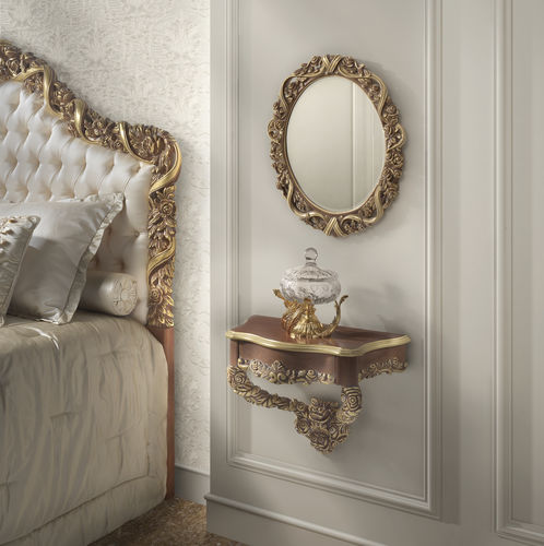 Criado-mudo clássico - 17215 - Modenese Luxury Interiors - em madeira / com gavetas / da linha residencial