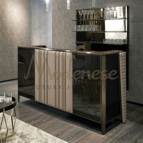 Balcão para bar - 20182 - Modenese Luxury Interiors - em mármore / reto
