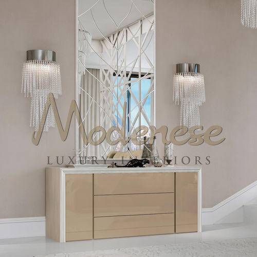 Cômoda de design minimalista - 21207 - Modenese Luxury Interiors - metálica / em madeira / com compartimento de arrumação