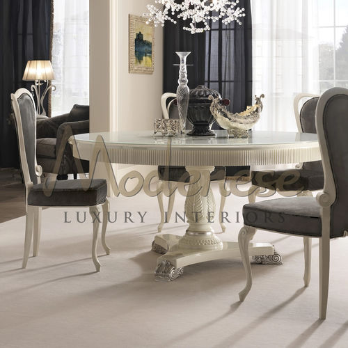 Cadeira contemporânea - 21507 - Modenese Luxury Interiors - para ambiente interno / em couro / em madeira