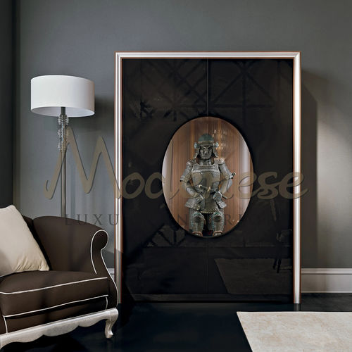 Guarda-roupa contemporâneo - 21107 - Modenese Luxury Interiors - em madeira / com portas de abrir / marrom