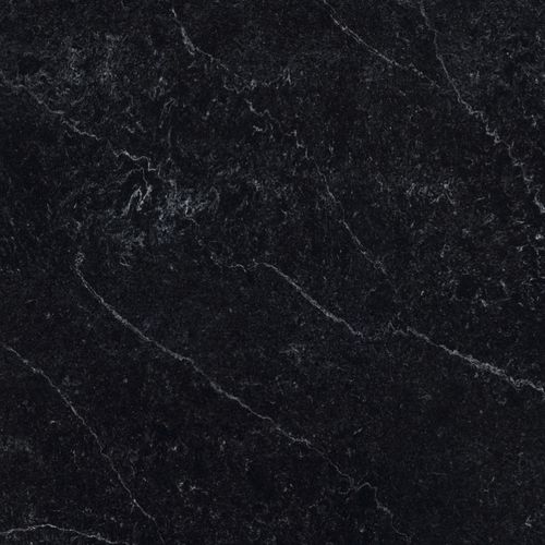 Placa de pedra em quartzo - 8064 Nero di Ormea - OKITE - para cozinha / polida / preta