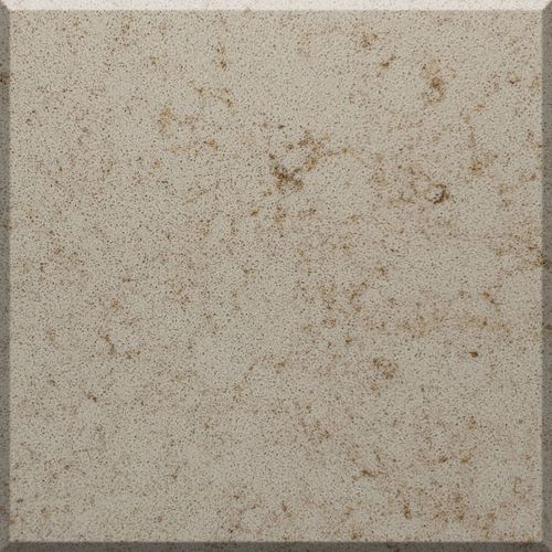 Placa de pedra em quartzo - 2253 Moka Cream - OKITE - para cozinha / brilhante / marrom