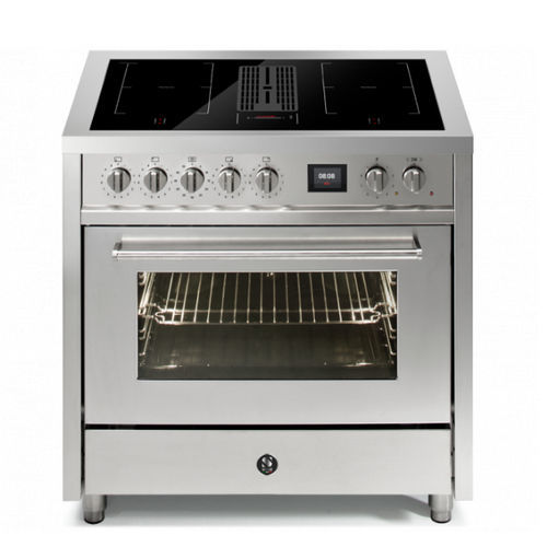 Fogão de indução - ENFASI MISTRAL - STEEL - 4 bocas / 1 forno / preto