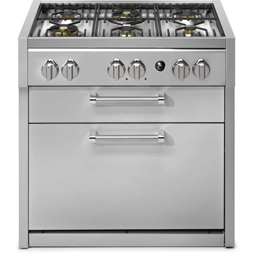Cooktop a gás - SWING 90 - STEEL - profissional / 6 bocas / de bancada