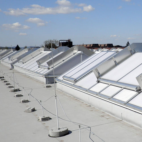 Claraboia para terraço de cobertura - S​ - LAMILUX Heinrich Strunz GmbH - de extração de fumaça / para ventilação / para renovação de edifício