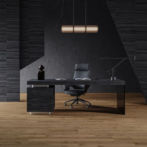 Revestimento de piso em cortiça - EPOCA OAK DARK ALMOND  - Wicanders - para ambiente interno / para sala de estar / para escritório