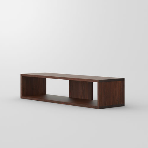 Rack de TV contemporâneo - MENA - vitamin design - baixo / sob medida / em carvalho