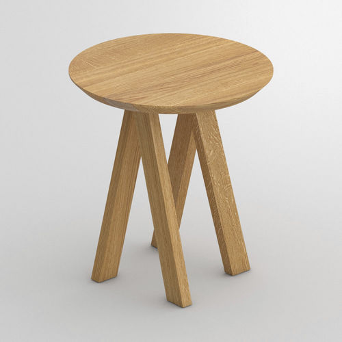 Mesa de centro redonda - ZIRKEL RG - vitamin design - contemporânea / em carvalho / em faia