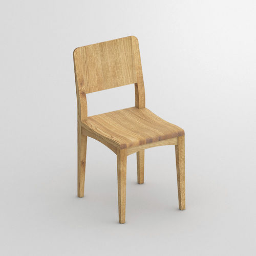 Cadeira de sala de jantar contemporânea - INTUS - vitamin design - para ambiente interno / em carvalho / em faia