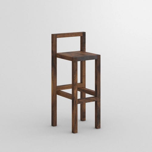 Cadeira alta contemporânea - PALI RL - vitamin design - para ambiente interno / em faia / em carvalho