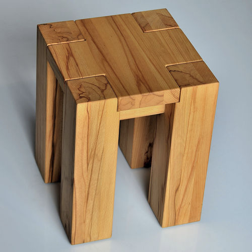 Banqueta contemporânea - TAURUS 4 B11X11 - vitamin design - em carvalho / em faia / em madeira de freixo