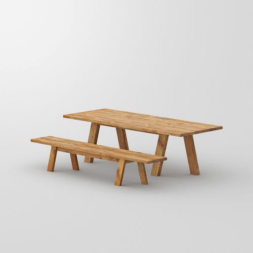 Mesa de jantar contemporânea - GO - vitamin design - em carvalho / em madeira maciça / em madeira de freixo