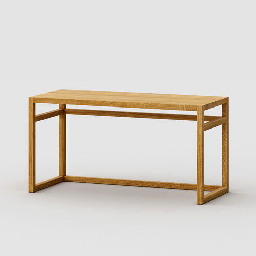 Mesa secretária de piso - SENA - vitamin design - contemporânea / em madeira / reta