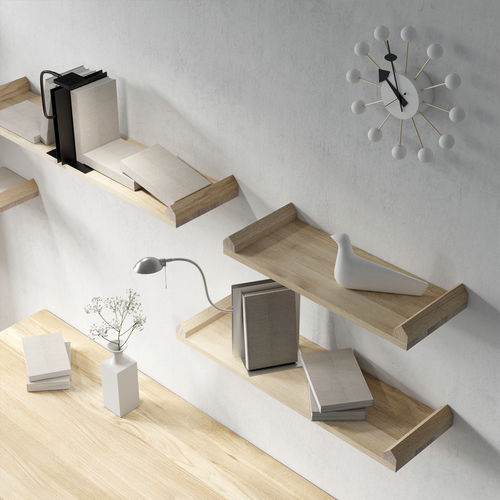 Estante de parede - AVARIUM BOARD - vitamin design - contemporânea / em carvalho / em nogueira