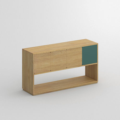 Buffet aparador contemporâneo - CAVUS - vitamin design - em carvalho / em madeira maciça / em MDF laqueado