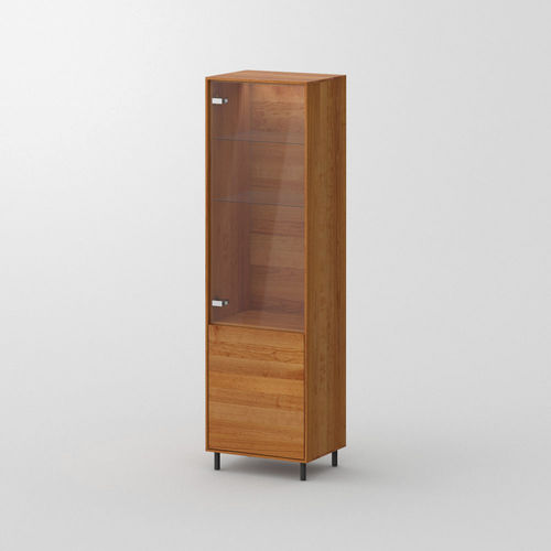 Buffet aparador alto - IOTA HI - vitamin design - contemporâneo / em carvalho / em nogueira