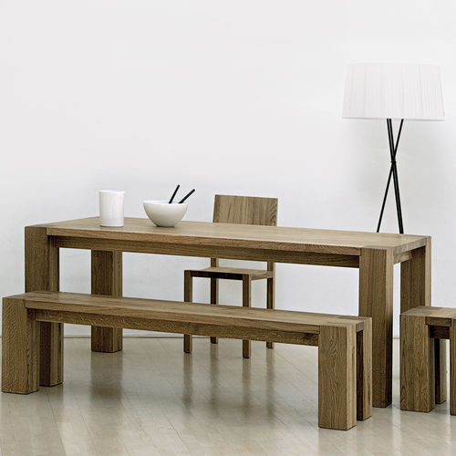 Mesa de jantar contemporânea - TAURUS 4 B14X14 - vitamin design - em carvalho / em madeira maciça / em madeira de freixo