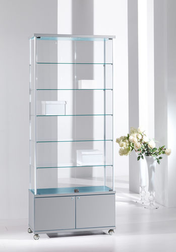 Vitrina contemporânea - 93/MA - Italvetrine - freestanding / em vidro temperado / em madeira