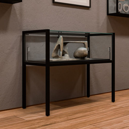 Vitrina contemporânea - MU/120FT - Italvetrine - com pés / em vidro temperado / em ferro