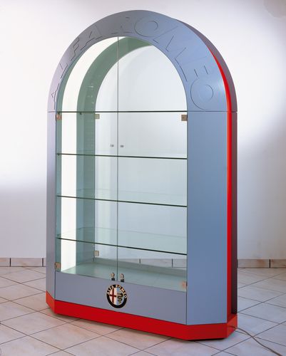Vitrina contemporânea - ALFA ROMEO - Italvetrine - metálica / exposta / com porta
