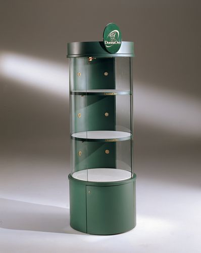 Vitrina contemporânea - DonnaOro - Italvetrine - em vidro / metálica / exposta