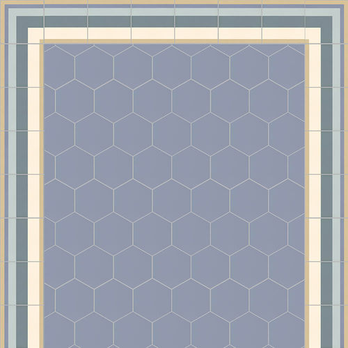 Revestimento hexagonal em grés porcelanato - SF 17.15 S - GOLEM Baukeramik - fosco / para ambiente interno / para ambiente externo